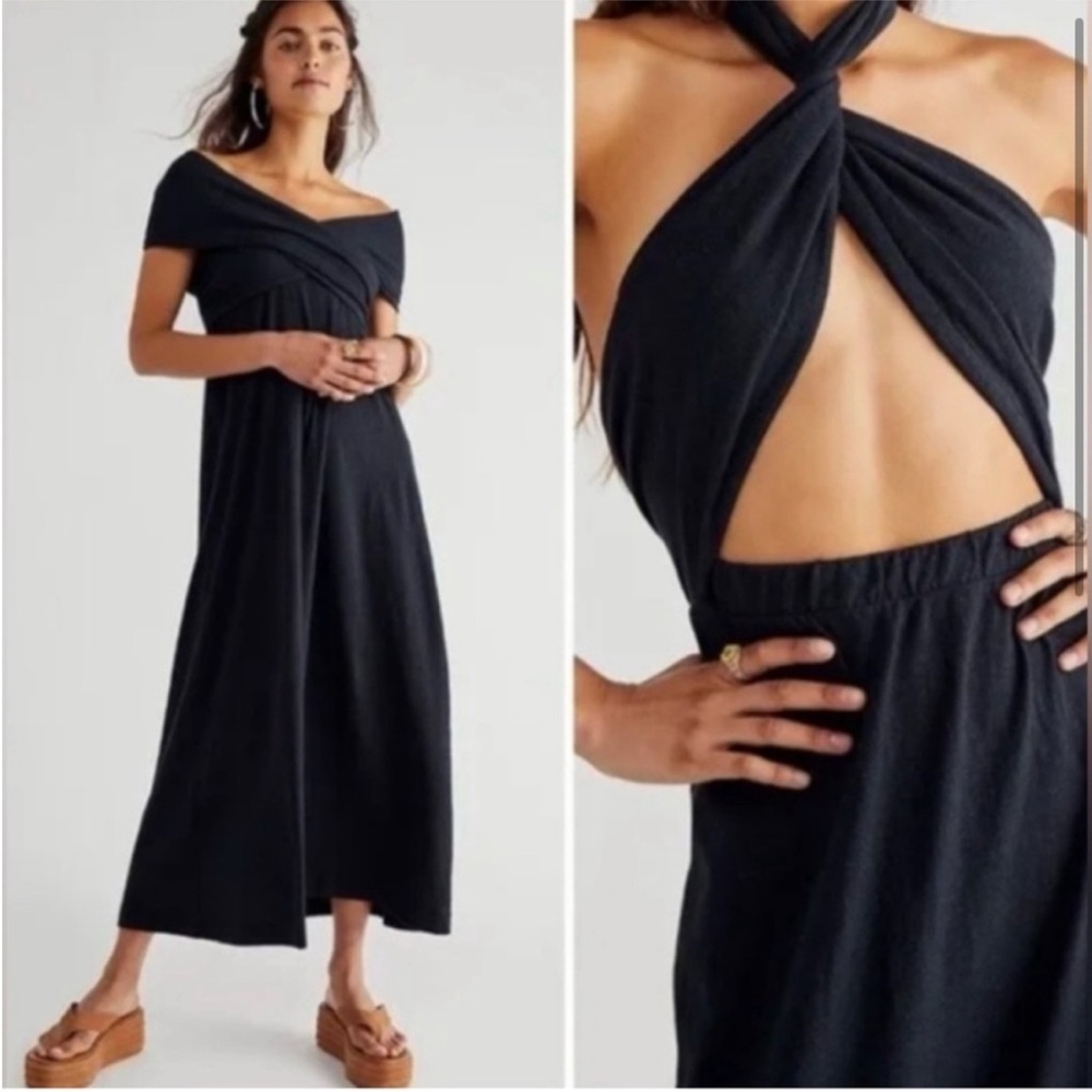 Free People Limitless Convertible Dress Black Size S